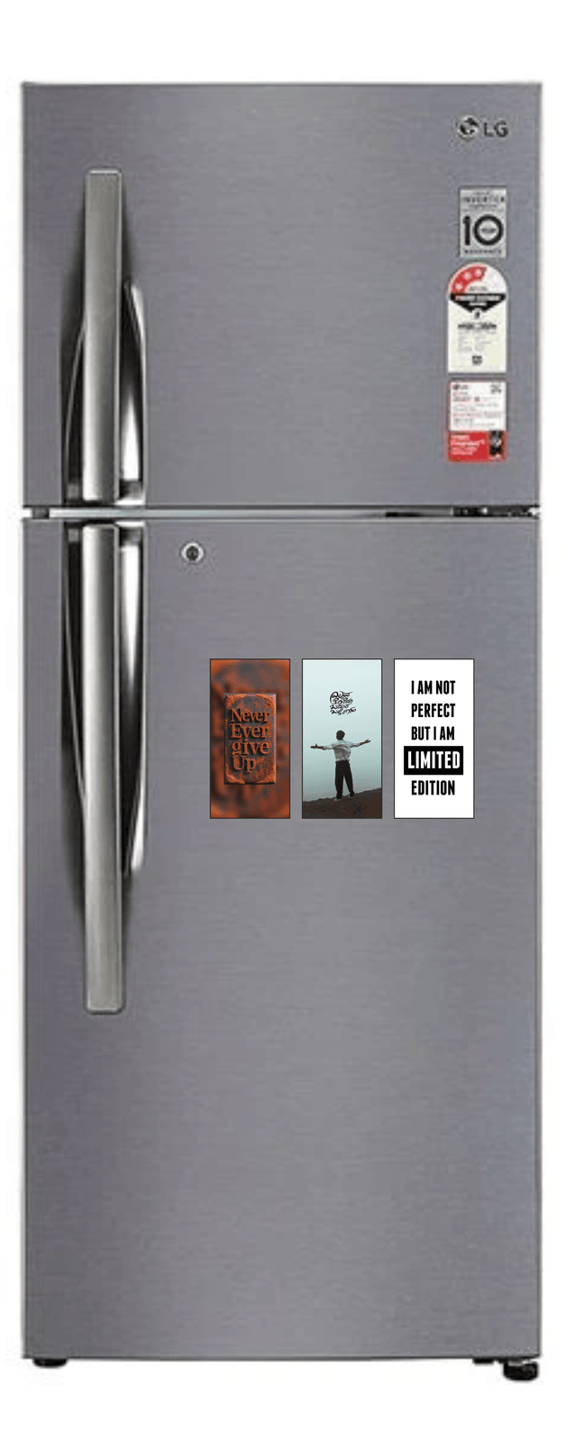 Never Give Up - Fridge Magnet